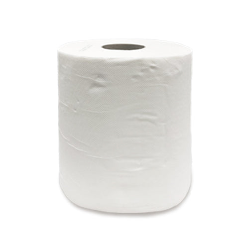 Pack de 6 rouleaux de serviettes en ouate de cellulose (450 feuilles) DÉVIDAGE CENTRAL 19,4X23 CM - uofti.com