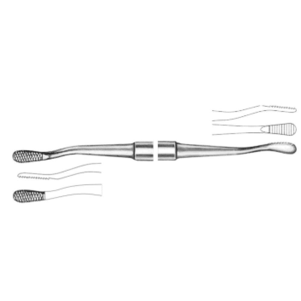 Lima para osso de Miller curta