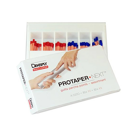 Pointes de gutta percha pour ProTaper Next (boîte de 60) - Dentsply Sirona - uofti.com