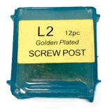 Gold Plated Screw Post