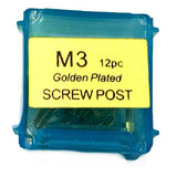 Gold Plated Screw Post