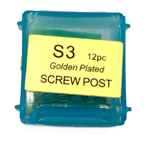 Gold Plated Screw Post