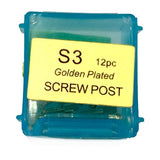 Gold Plated Screw Post