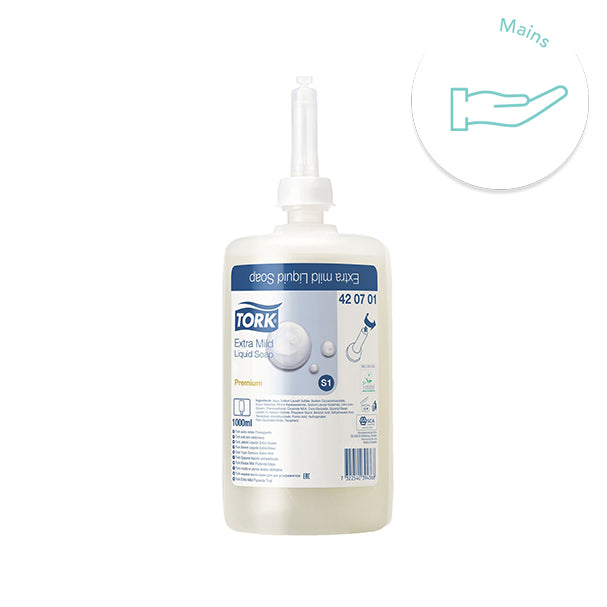 Sabonete extra-suave Tork Premium (frasco de 1L)