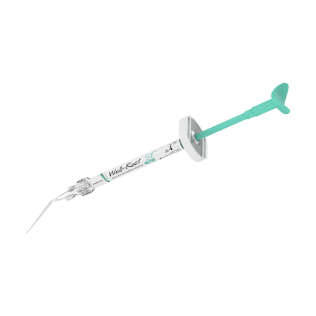 Well-Root-ST-VERICOM est un matériau de scellement du canal radiculaire, une pâte composée d'un mélange préalable d'un composé injectable de silicate d'alumine de calcium. Destiné à l'obturation permanente du canal radiculaire, ce produit offre une solution fiable et efficace pour les procédures endodontiques. uofti.com