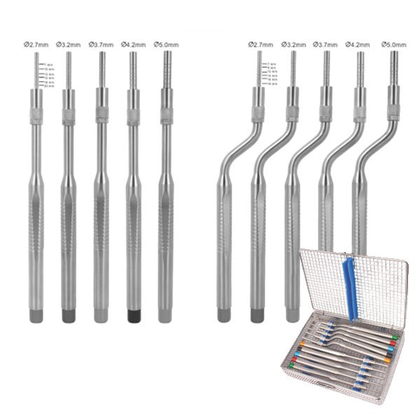 Kit ostéotomes (concave) 10 instruments - uofti.com