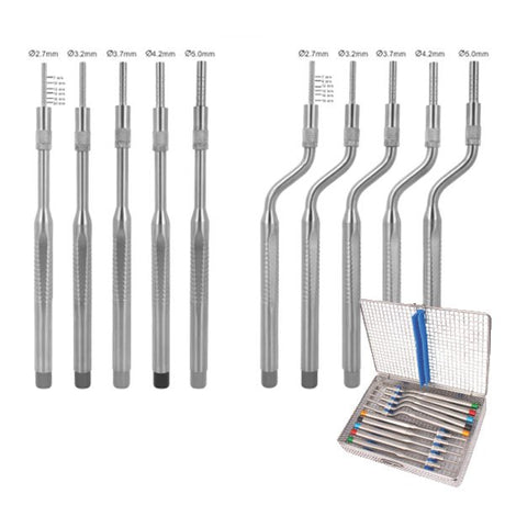 Kit ostéotomes (concave) 10 instruments - uofti.com