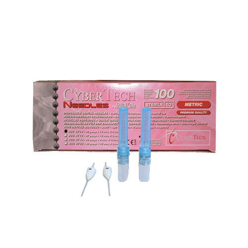Aiguilles d'anesthésie stériles (boîte de100) - CYBERTECH - Dental Coop