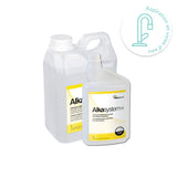 Détergent désinfectant concentré pour le nettoyage et la désinfection des systèmes d’aspiration chirurgicale.  Nettoyage parfait et puissante action sur les dépôts calcaires. Actif anti-mousse pour prévenir les interruptions d’aspiration. Actif sur Streptococcus mutans, une des bactéries responsable des caries. Matières premières d’origine végétale, facilement biodégradables. Parfum agrumes 100% naturel.