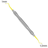 Applicateur de composite 1mm/ 1,5mm TiN Coated . Ce revêtement de nitrure de titane donne une excellente longévité à cet instrument en le rendant très dur et le protégeant de la corrosion.  Stérilisable et désinfectable.