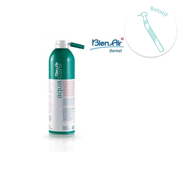 Spray Aquacare Bien Air 500 ml pour rinçage des instruments rotatifs dentaires - uofti.com