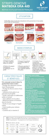 MATBEKA intra-oral boîte 20 pansements XL (50x15mm) - uofti.com