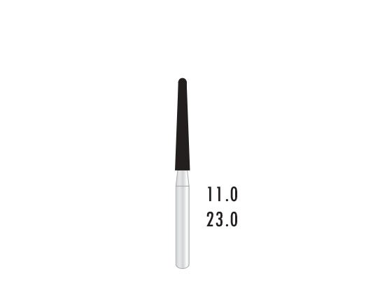 Fraise FG CHIR+ type zekrya pour découpe dentaire 23mm - uofti.com