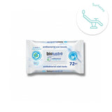 Les lingettes antiseptiques biolustré BIO nettoient et éliminent 99,9% des bactéries, virus et champignons. Ces lingettes hydroalcooliques bio sont réputées pour leur efficacité, notamment dans le milieu médical.  Normes: EN13627 EN13624 EN14476 
