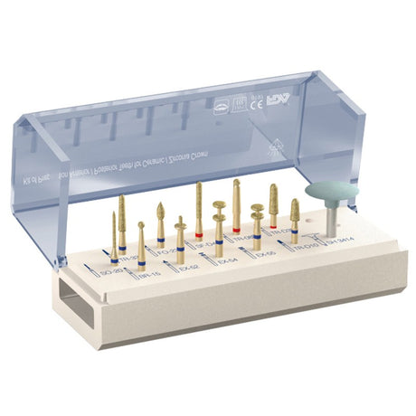 Kit de préparation de couronne céramique / zircone antérieur/postérieur - uofti.com