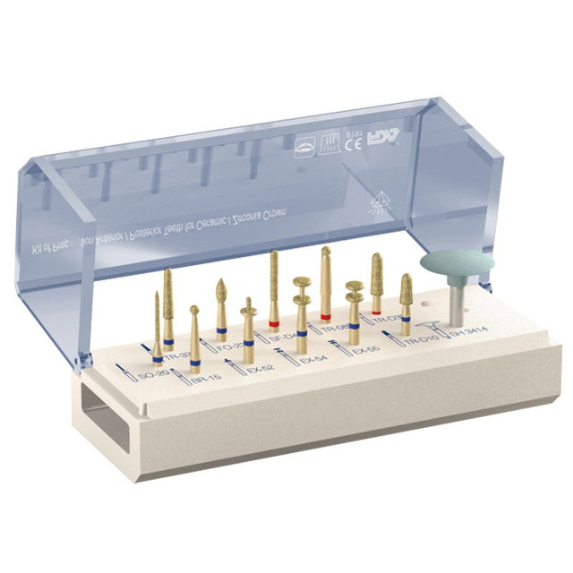 Kit de préparation de couronne céramique / zircone antérieur/postérieur - uofti.com