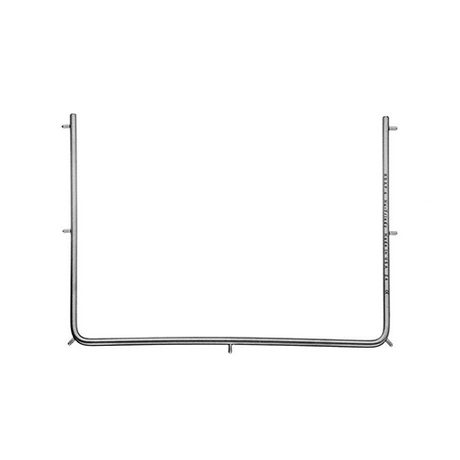 Cadre à digue de Hu-Friedy.    Maintient le champ de vision dégagé. Prévient la gêne occasionnée par l'écartement des joues. Peut-être utilisés comme point d'ancrage.     Disponible en 2 tailles : pour adulte et enfant.
