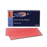 Cavex Set Up Regular de CAVEX.  A base de paraffine. Cire en plaque rouge.  Boîte de 500 g