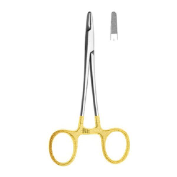 Porte-aiguille derf 12cm en carbure de tungstène - uofti.com