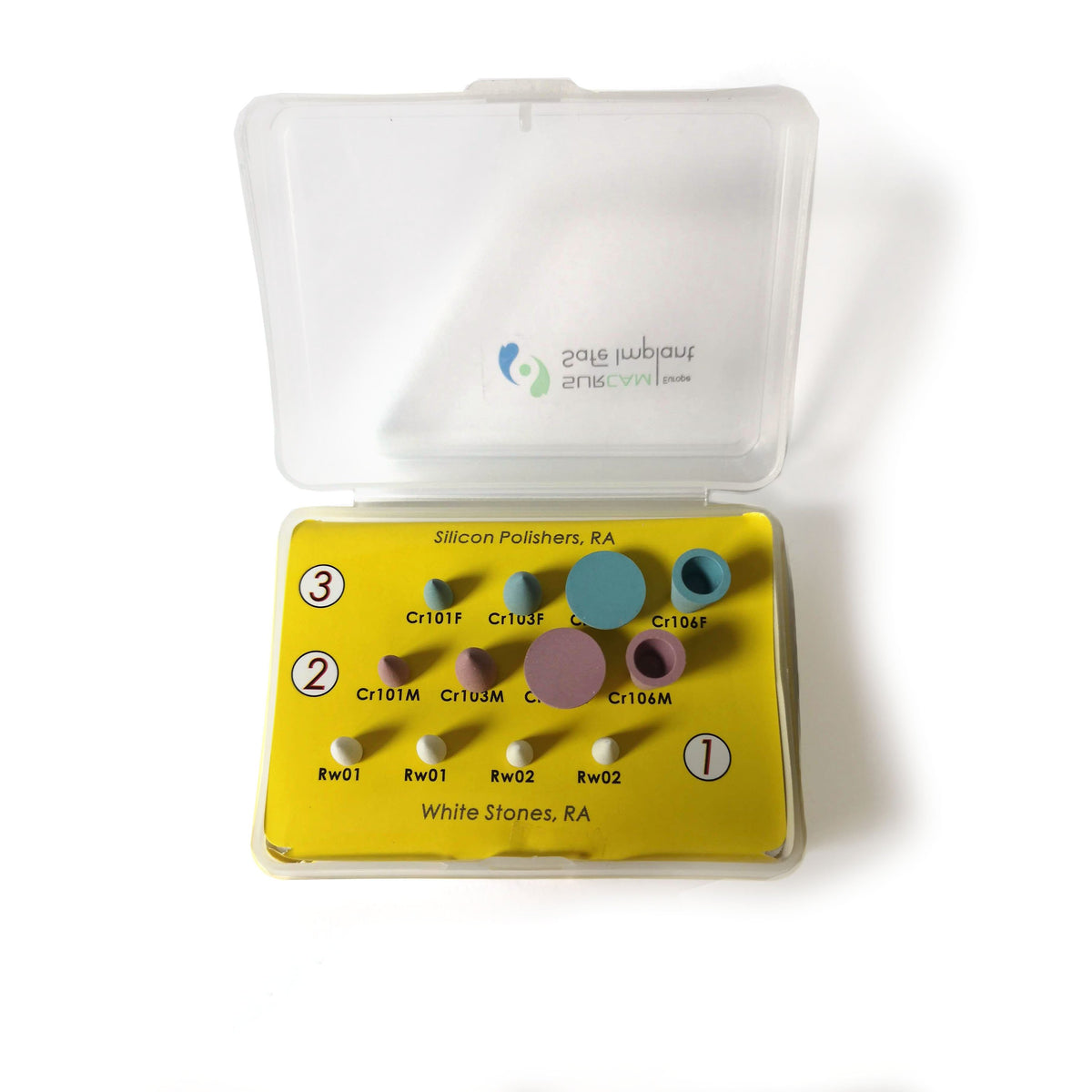 Kit 12 fraises RA polissage et finitions composites - uofti.com