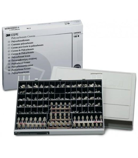 3M Couronnes préformées polycarbonate C-180 - uofti.com