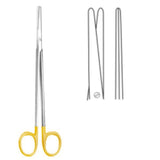 Ciseaux Metzenbaum droits 16cm carbure de tungstène bout rond (mousse) - uofti.com