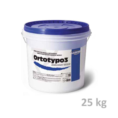 Plâtre blanc brillant type 3 Ortotypo3 25 kg - uofti.com