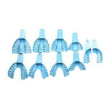Lot de 10 porte-empreintes perforés autoclavables en plastique - uofti.com