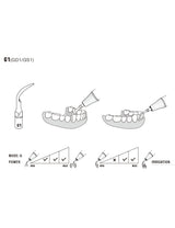 Insert G1 compatible EMS ultrarésistant UR - WOODPECKER - uofti.com
