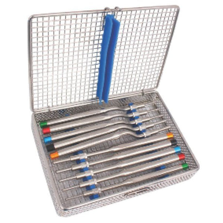 Kit ostéotomes convexes (10 instruments) - uofti.com