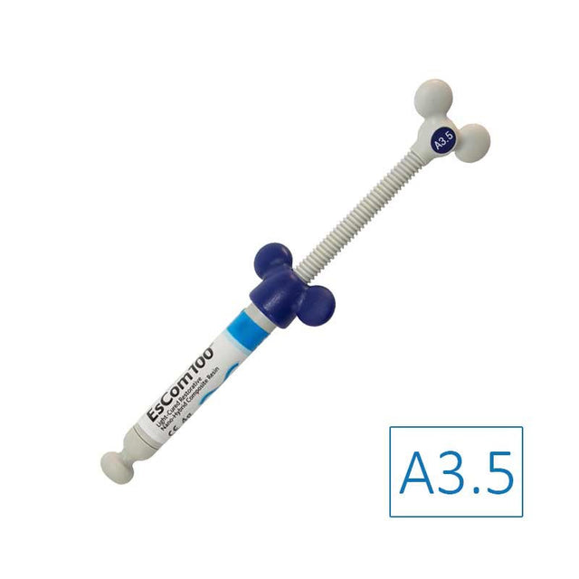 EsCom100 - A3.5 - 1x 4g Résine composite nano-hybride restauratrice photopolymérisable - uofti.com