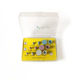 Kit 12 fraises de polissage porcelaine/dents naturelles - uofti.com