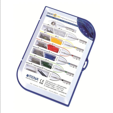 Coffret Excellence - Tenons et clavettes cylindro-coniques - DENTOCLIC ITENA - uofti.com