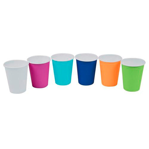 Gobelets papier couleurs 180 ml - Carton de 2000 | Medibase - uofti.com