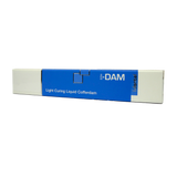 La seringue liquide de barrage i-DAM 3,5g est une résine photopolymérisable à base de méthacrylate conçue pour isoler le parodonte marginal lors du traitement de blanchiment dentaire. Cette formulation unique reflète la lumière émise par la lampe de photopolymérisation, accentuant ainsi l'action du gel blanchissant.