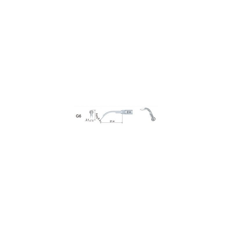 Insert GD6 compatible Satelec ultrarésistant UR - WOODPECKER - uofti.com