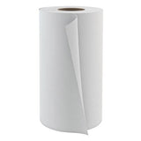 Bobine blanche de type Sopalin : 200 feuilles essuie-mains, 2 plis collés.  19,4x25cm, diamètre  Ø 13cm  Par 9 Bobines avec possibilité de DÉVIDAGE CENTRAL