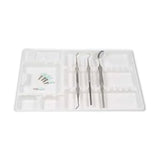 Lot de 400 plateaux jetables en plastique 280x180mm type 5 - uofti.com