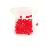 Bagues silicone pour l'identification permanente des instruments selon l'acte et la place dans la séquence. Disponibles en 7 couleurs : Blanc, Noir, Bleu, Violet, Jaune, Rouge, Vert Permet la codification de tous types d'instruments à mains. Diamètre 4 ou 6  100 pièces par boîte