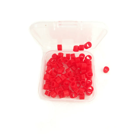 Bagues silicone pour l'identification permanente des instruments selon l'acte et la place dans la séquence. Disponibles en 7 couleurs : Blanc, Noir, Bleu, Violet, Jaune, Rouge, Vert Permet la codification de tous types d'instruments à mains. Diamètre 4 ou 6  100 pièces par boîte