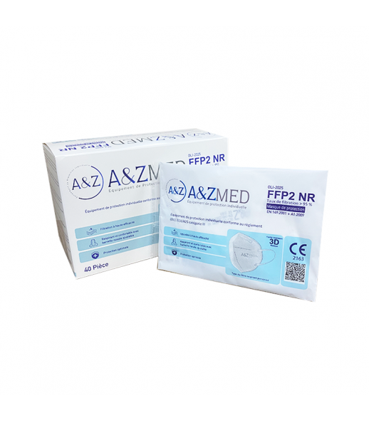 Masques FFP2 - Boîte de 40 sachets individuels | A&Z - uofti.com