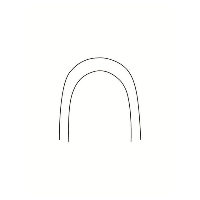 (Arc rectangulaire à 8 brins) Ce fil à 8 brins est suffisamment flexible pour être utilisé comme fil de nivellement dans les stades initiaux ou comme fil de stabilisation.  Remplace la plupart des fils ronds torsadés, les fils ronds et même rectangulaires solides.