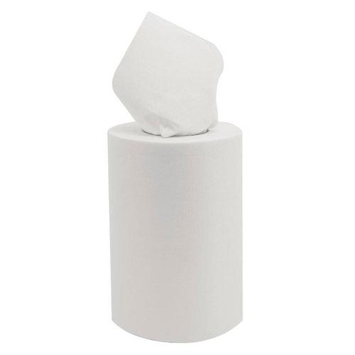 - Essuie-mains en bobine à dévidage central blanc  Application  - Essuyage des mains  Avantages  - Résistant - Absorbant  Par 9 bobines  Données du produit Système M1 Longueur du rouleau 120 m Largeur du rouleau 21.5 cm Diamètre du rouleau 14 cm Pli 1 