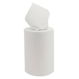 - Essuie-mains en bobine à dévidage central blanc  Application  - Essuyage des mains  Avantages  - Résistant - Absorbant  Par 9 bobines  Données du produit Système M1 Longueur du rouleau 120 m Largeur du rouleau 21.5 cm Diamètre du rouleau 14 cm Pli 1 