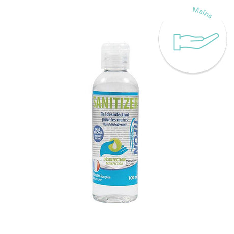 Solution hydroalcoolique Tifon 100 ml – Élimine 99,9 % des virus & bactéries. Normes EN. Sans rinçage. Format compact idéal en déplacement - uofti.com