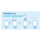 - Essuie-mains en bobine à dévidage central blanc  Application  - Essuyage des mains  Avantages  - Résistant - Absorbant  Par 9 bobines  Données du produit Système M1 Longueur du rouleau 120 m Largeur du rouleau 21.5 cm Diamètre du rouleau 14 cm Pli 1 